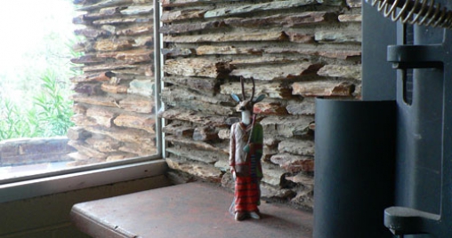 Fireplace detail before